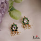 Pretty Kemp Lotus Motifs Earcuffs | Upper Earrings | Bugadi Earrings E1024 (Available In 4 Colors)