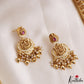Gorgeous Antique Nagas Lakshmi Motifs Temple Haaram With Pearl Bead Drops LH2206 (Available In 2 Colors)