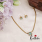 Simple Trendy CZ Necklace NC2610 (Available in 2 Colours)