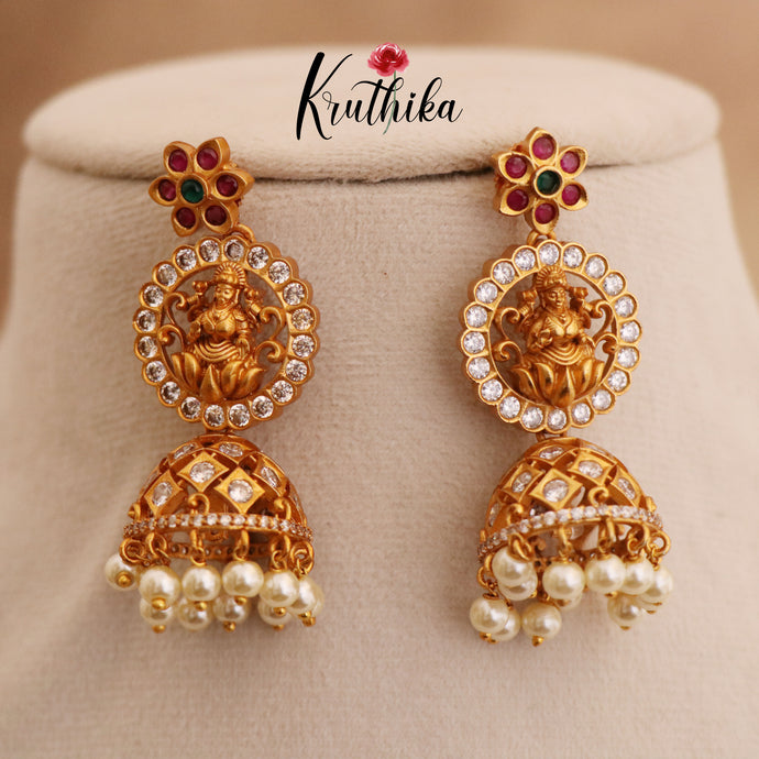 Kemp Lakshmi AD Jhumkas E48