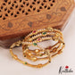 Classic Antique Lakshmi Motifs AD Bangles B485 (Set of 4 Bangles)