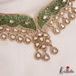 Stunning AD Teardrop Motifs Moissanite Necklace NC2785 (Available In 2 Colors)