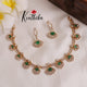 Simple American Diamond Drop Pendants Necklace Set NC1991 (Available in 2 Colours)