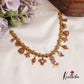 Traditional Antique Shanka Chakra Kemp Necklace With Golden Bead Drop NC2630