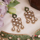 Stunning AD Teardrop Motifs Moissanite Necklace NC2785 (Available In 2 Colors)