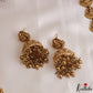 Premium Antique Nagas Lakshmi Peacock Motifs Jadau Haaram With Golden Bead Drops LH2150