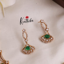 Simple American Diamond Drop Pendants Necklace Set NC1991 (Available in 2 Colours)