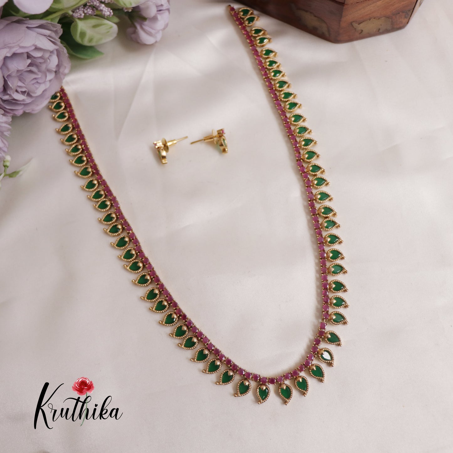 Beautiful Jadau Mango Trendy Haaram LH2008