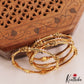 Elegant Antique Lakshmi Motifs Bangles B484 (Set of 4 Bangles)