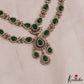 Premium Teardrop Motifs AD Victorian Necklace NC2968 (Available In 2 Colors)
