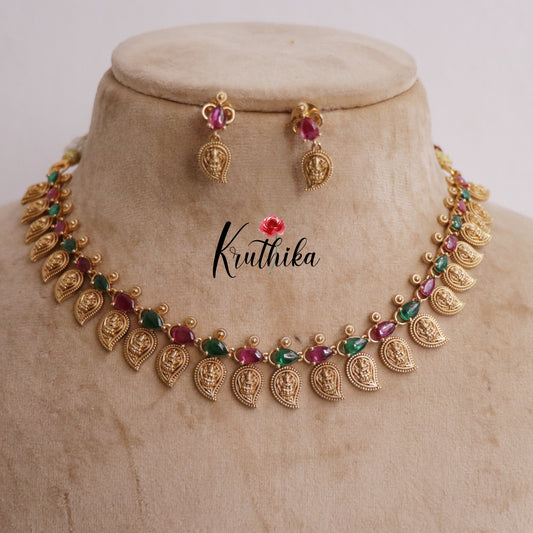 Trendy AD Manga Necklace NC2227 (Available in 3 Colours)