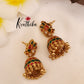 Premium Jadau Peacock Jhumkas E428