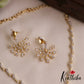 Sparkling Gold-Tone AD Square Motifs Necklace NC2843