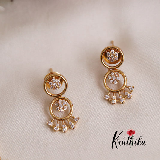 Trendy CZ Floral Motifs Necklace NC2617