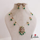 Trendy Kemp Peacock Motifs Invisible Chain With Beads Drops NC2701 (Available In 3 Colors)