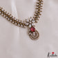 Elegant Floral Leaf Motifs CZ Victorian Choker NC3279 (Available In 2 Colors)