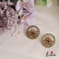 Elegant AD Stone Floral Earrings E793