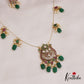 Trendy Kemp Peacock Motifs Invisible Chain With Beads Drops NC2701 (Available In 3 Colors)