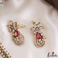 Elegant Floral Leaf Motifs CZ Victorian Choker NC3279 (Available In 2 Colors)