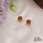 Classic Kemp Floral Motifs Earcuffs | Upper Earrings | Bugadi Earrings E1025 (Available In 4 Colors)