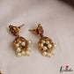 Pretty Floral Motifs Jadau Choker With Pearl Drops NC2971