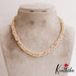 Trendy Gold-Tone Twist Pearl Mala Set NC2915