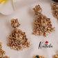 Gorgeous Lakshmi Necklace with Golden Beads Nc1986