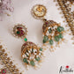 Premium Peacock Floral Motifs Guttapoosalu Jadau Haaram LH2172