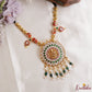 Pretty Lakshmi Jadau Pendant Black Thread Necklace NC3317