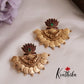 Budget Friendly Beautiful Lotus Coin Earstuds E699