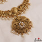 Premium Antique Floral Peacock Motifs Necklace With Pearl Drops NC2950