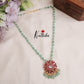 Beautiful Onxy Beads with Jadau Pendant Necklace NC2216