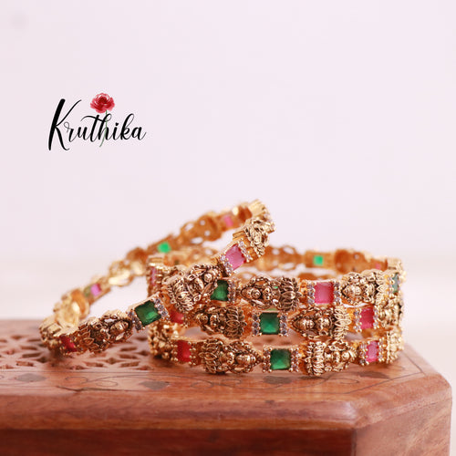 Beautiful Lakshmi Bangles B173 (Set of 4 Bangles)