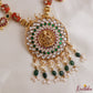 Pretty Lakshmi Jadau Pendant Black Thread Necklace NC3317