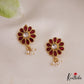 Pretty Kemp Floral Motifs Earcuffs | Upper Earrings | Bugadi Earrings E1028 (Available In 3 Colors)