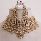 Royal Lakshmi Jadau bead drops Choker NC1898 (Available in three colors)