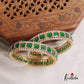 Beautiful Trendy Kemp Stone Bangles Openable B337 (Set Of 2 Bangles)
