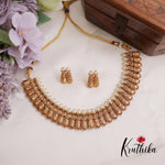 Budget Friendly Beautiful Antique Pearl No-Idol Choker NC2297