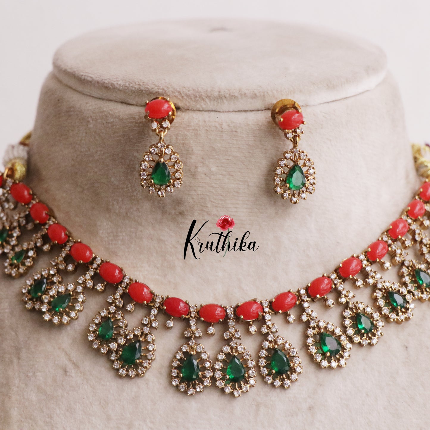 Premium Coral Stone Necklace NC2056
