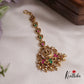 Gorgeous Jadau Antique Lakshmi Maang Tikka With Pearl Drops MT302