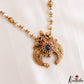 Classic Antique Peacock Motifs Pearl Bead Mala NC3228