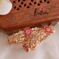 Uncut stones kemp flower bangles B48