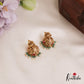Traditional Antique Lakshmi Motifs Jhumka With Bead Drops E966 (Available In 4 Colors)
