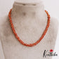 Pretty Gold-Tone Twist Bead Mala Set NC2914