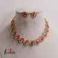 Classic Flourish Lotus Jadau Necklace NC2541