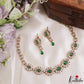 Pretty Floral Motifs CZ Victorian Choker NC3280 (Available In 2 Colors)