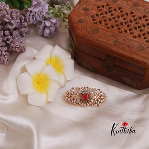 Trendy CZ Antique Hair Clip J98 (Available in 2 Colours)