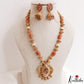 Classic Antique Gandaberunda Coral Pearl Mala NC3229