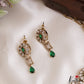 Pretty Floral Motifs CZ Victorian Choker NC3280 (Available In 2 Colors)