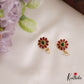 Pretty Kemp Floral Motifs Earcuffs | Upper Earrings | Bugadi Earrings E1028 (Available In 3 Colors)